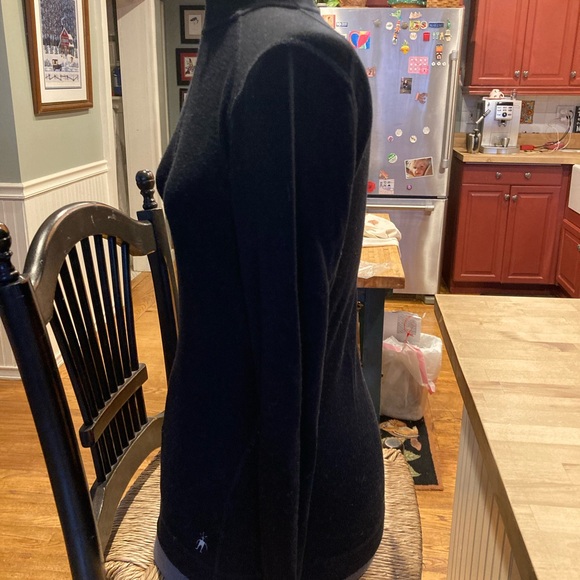 Smartwool women’s M 1/4 zip T Neck - Picture 3 of 4